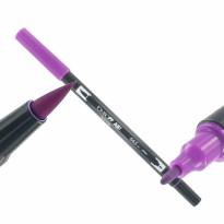 Tombow dual brush pen, purple 