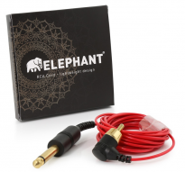 Elephant - Lightweight Cinch/RCA Kabel - abgewinkelt  - rot - 