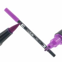 Tombow dual brush pen, purple 