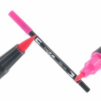 Tombow dual brush pen, pink 