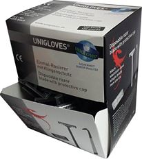 Unigloves Einwegrasierer schwarz 100 Stk. 