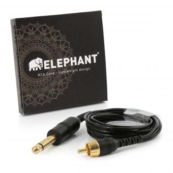 Elephant - Lightweight Cinch/RCA Kabel - gerade -schwarz- 