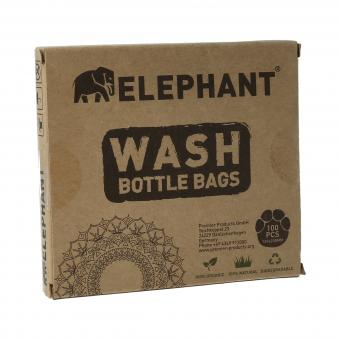 Elephant - Washbottle Bag - 12 cm x 20 cm -  biologisch abbaubar (100 Stück) 