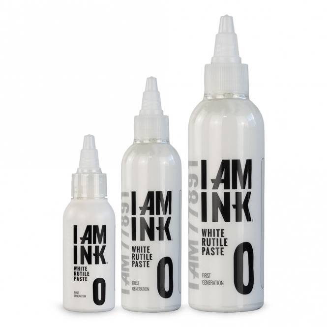 I AM INK-First Generation White Rutile Paste Nr.0 100ml 