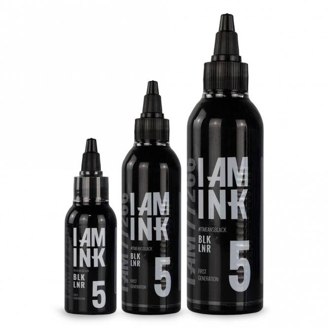 I AM INK - First Generation Black Liner Nr. 5- 100ml 
