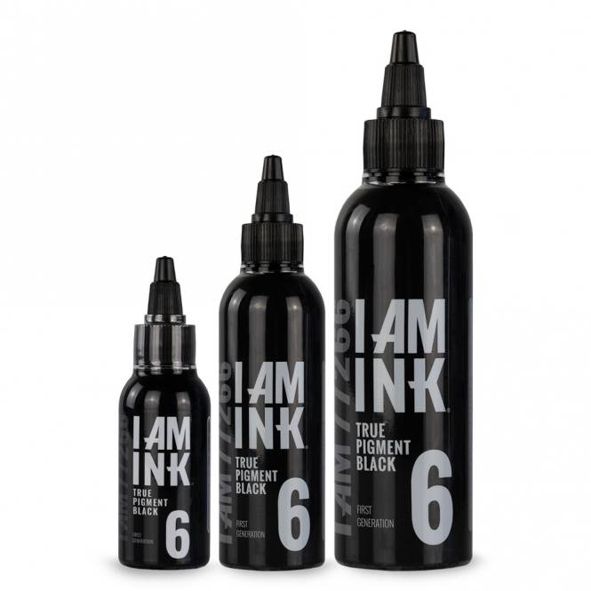 I AM INK-First Generation True Pigment Black Nr. 6 100ml 
