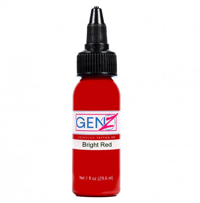 Intenze Gen-Z - Tattoo Ink - Bright Red - 29.6ml 