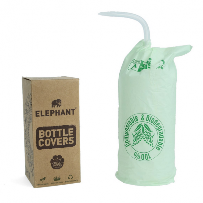 Elephant -  Washbottle Bags auf Rolle - 200 Stück - biologisch abbaubar 