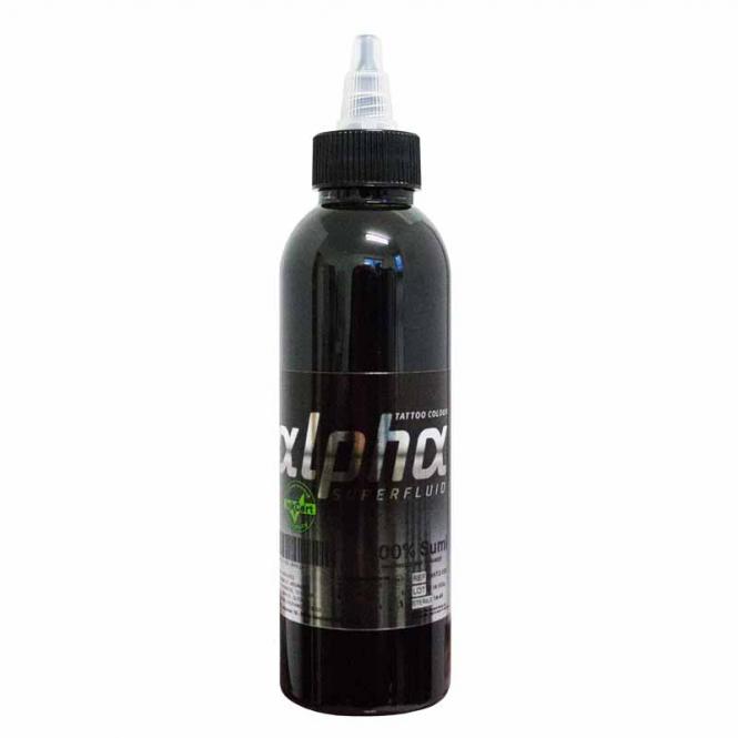 alpha SUPERFLUID 100% Sumi, 150 ml zum Schattieren 