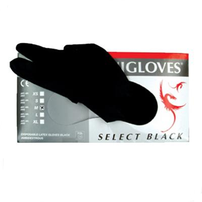 Größe M Unigloves Select Black ungepudert 100 Stk. 